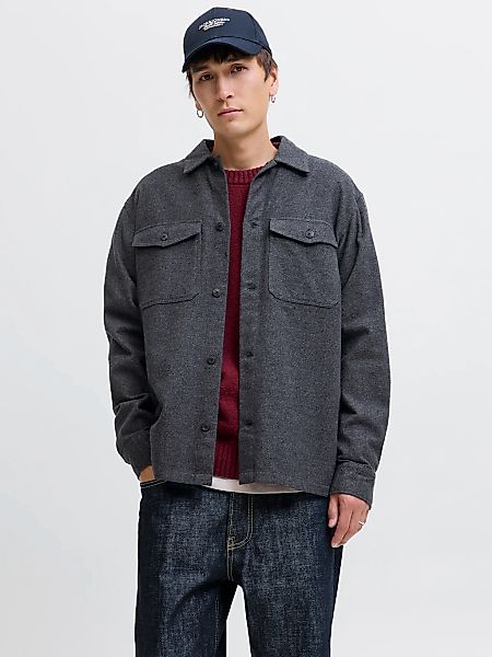 Jack & Jones Langarmhemd "JJEPERFECT MELANGE OVERSHIRT LS SN" günstig online kaufen