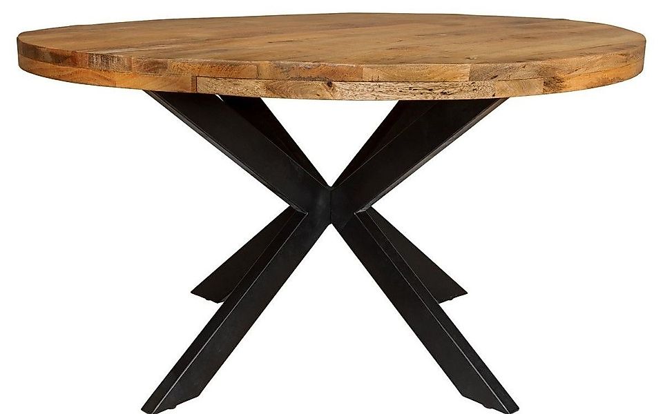 Villa Möbel Esstisch Esstisch Devereux Rund Mangoholz (Packung, 1-St., 1 Ti günstig online kaufen