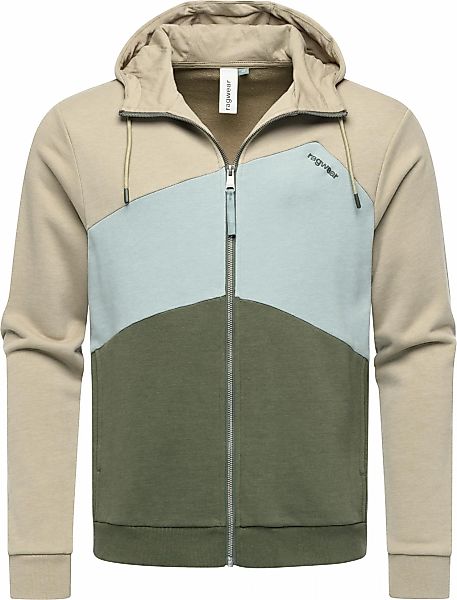Ragwear Kapuzensweatjacke "Wilso" Herren Basic Sweatjacke im Colourblocking günstig online kaufen