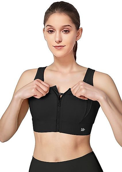 Yvette Sport-BH Starker Halt mit Frontverschluss gekreuzte Rücken Gepolster günstig online kaufen