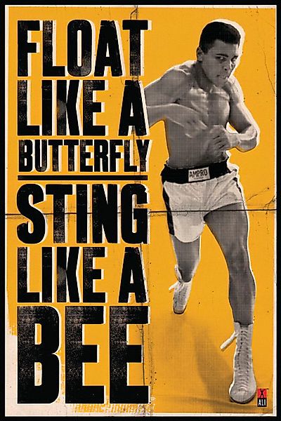 PYRAMID Poster Muhammad Ali Float and günstig online kaufen