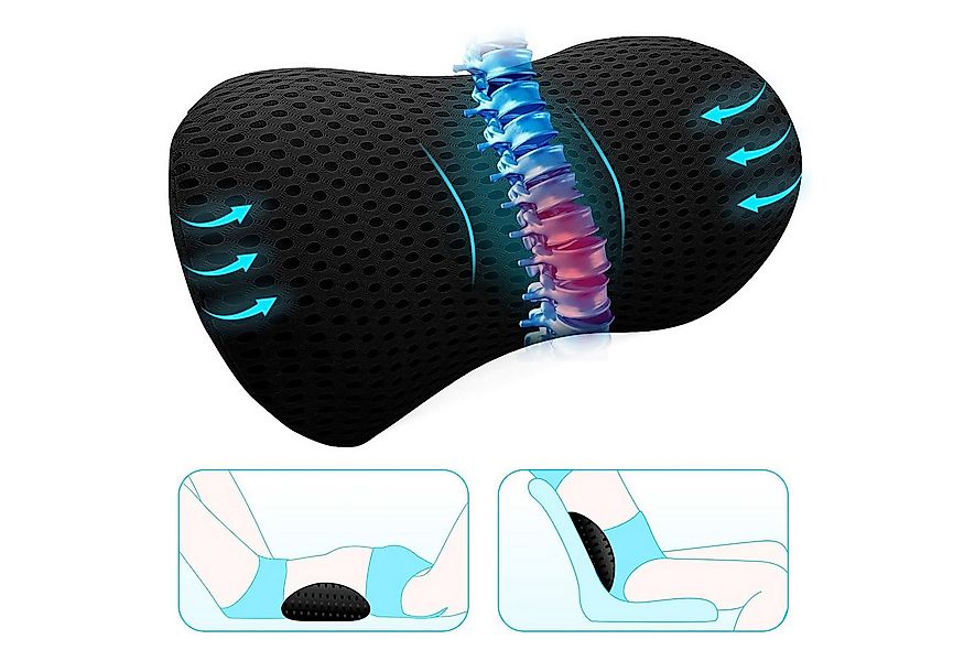 Mutig Rückenkissen Rückenkissen Lendenkissen, ergonomisches Rückenkissen au günstig online kaufen