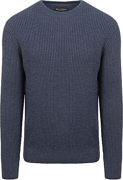 Marc O'Polo Pullover Wool Blend Navy - Größe XXL günstig online kaufen
