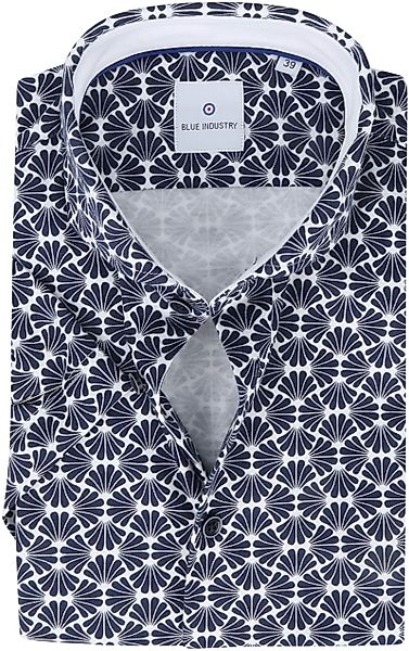 Blue Industry Hemd Short Sleeve Navy - Größe 44 günstig online kaufen