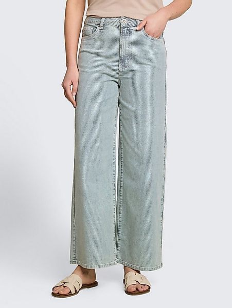 TOM TAILOR 7/8-Jeans Jeanshosen TTNELMA CULOTTE Jeans mit Streifenmuster günstig online kaufen