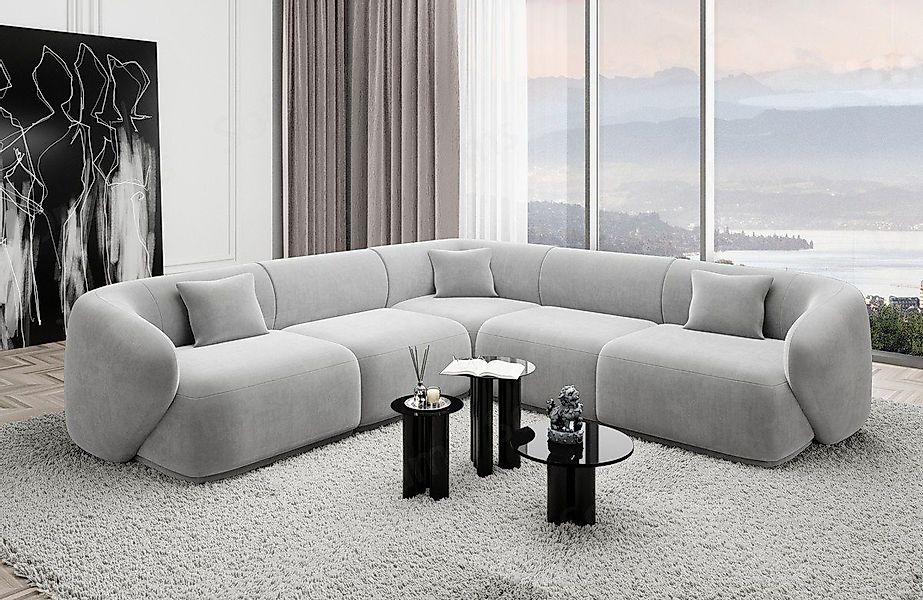 Sofa Dreams Ecksofa Polster Design Samtstoff günstig online kaufen