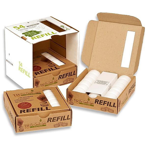 Candelo Teelicht 54er Set Eco Refill günstig online kaufen