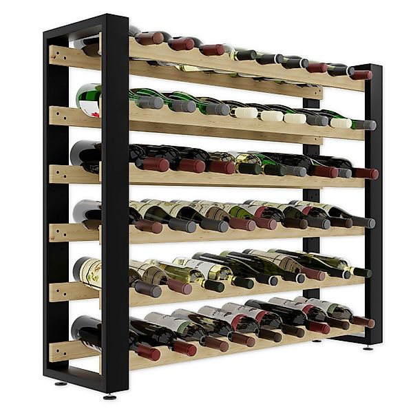 Lenmar Weinregal LOFT Weinregal aus Holz,Flaschenregal,Kellerregal,Regale,W günstig online kaufen
