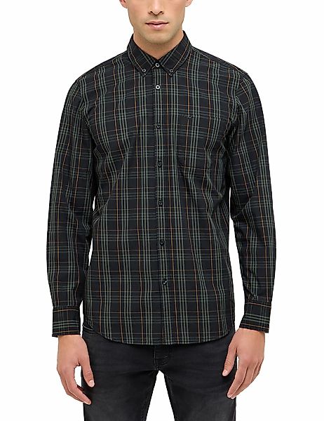 MUSTANG Langarmhemd "Herren Style Chester" günstig online kaufen