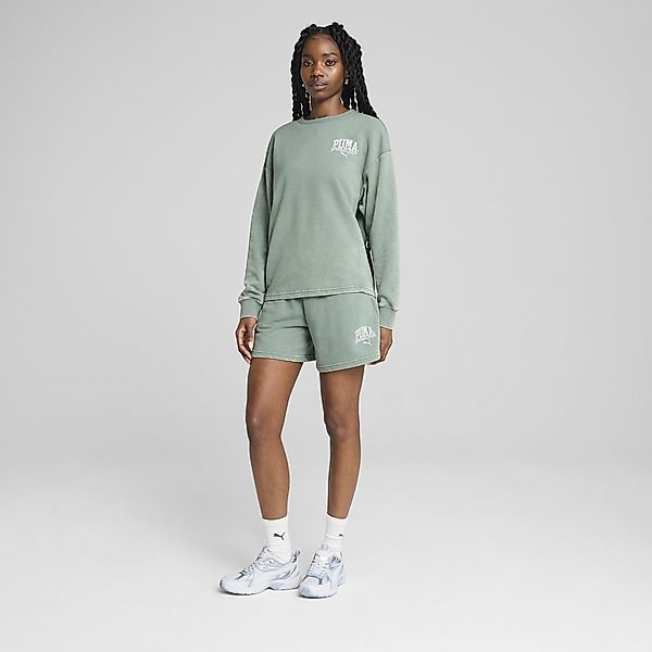 PUMA Sweatshirt "PUMA CLASS Bequemer Crewneck mit Waschung Damen" günstig online kaufen