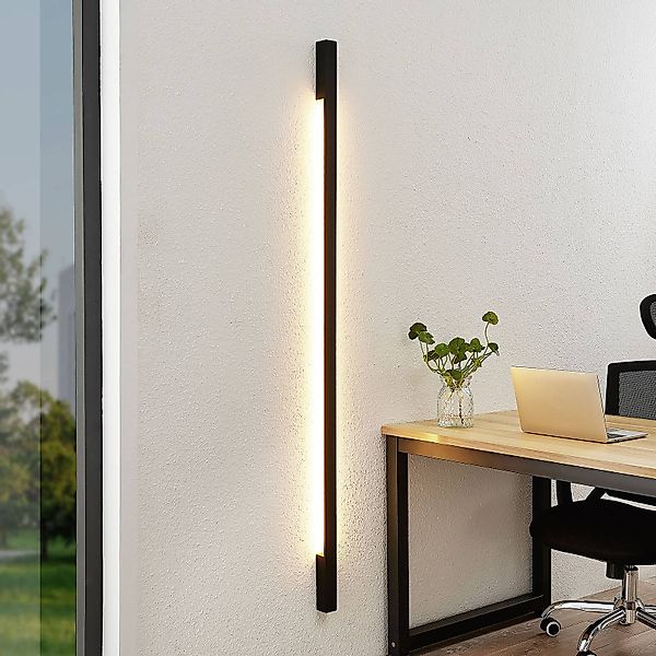 Arcchio Ivano LED-Wandleuchte, 170 cm, schwarz günstig online kaufen