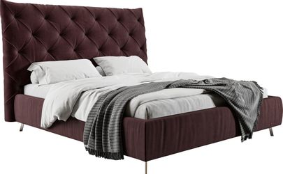 PLACES OF STYLE Polsterbett "Elloree, in 4 Breiten, hinten mit Originalstof günstig online kaufen