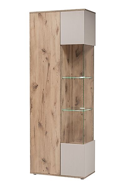 ASM-Moebel Wohnwand Wohnwand CATALINA mit Rillenfront günstig online kaufen