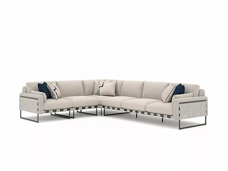 JVmoebel Ecksofa Design Wohnzimmer Sofa L-Form Ecksofa Polster Neu Textil, günstig online kaufen
