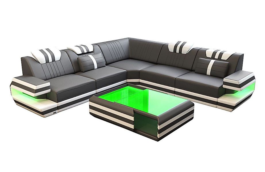 Sofa Dreams Ecksofa Ledercouch Sofa Leder günstig online kaufen