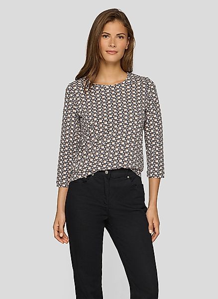 Rabe 3/4-Arm-Shirt mit Minimal Print günstig online kaufen