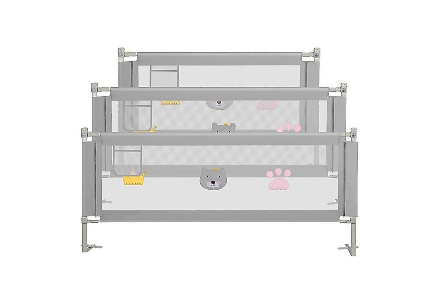 Clanmacy Bettschutzgitter 3X Bettgitter Bettschutzgitter Kinderbettgitter K günstig online kaufen