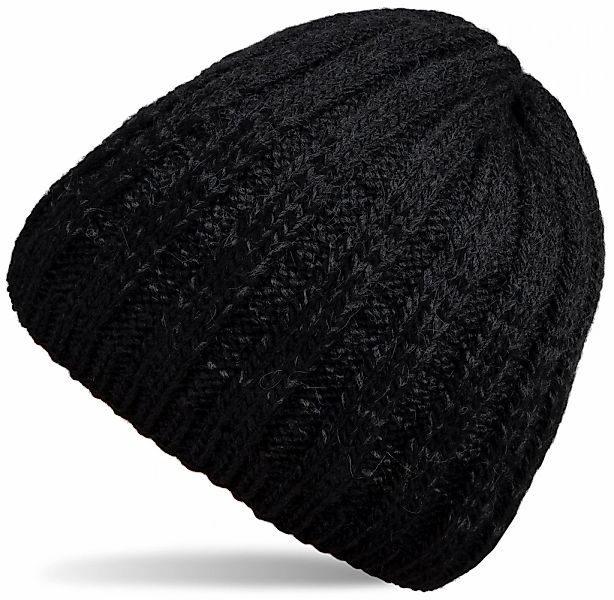 styleBREAKER Strickmütze "Strickmütze Farbverlauf mit Thermo-Fleece" 1 Stk. günstig online kaufen