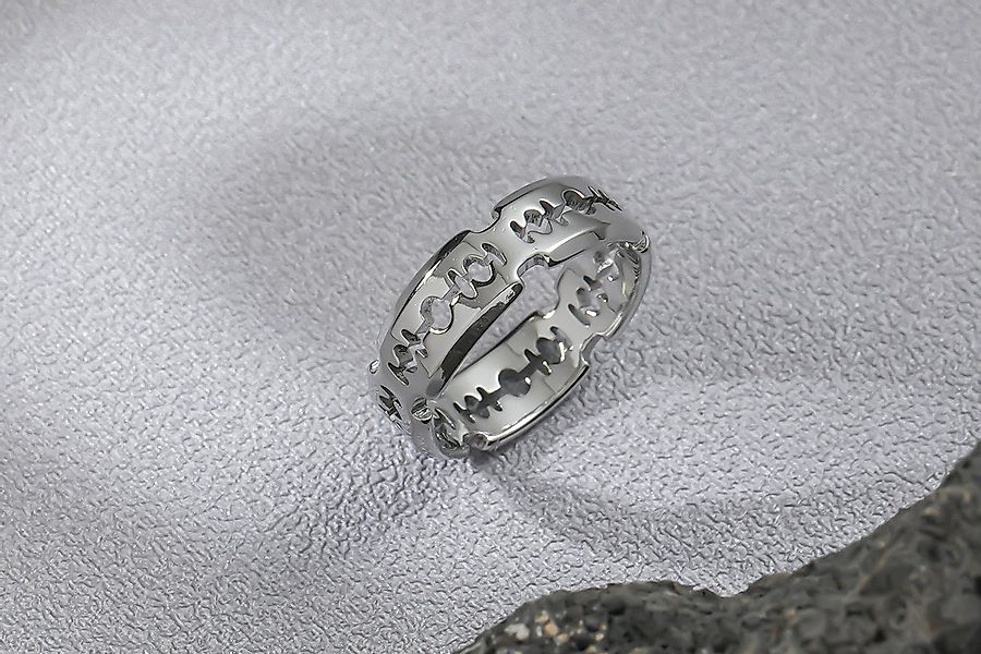 Eyecatcher Fingerring Rasiermesser Klingen Ring Hip Hop Ring Silber verschi günstig online kaufen