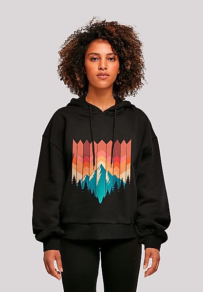 F4NT4STIC Sweatshirt Berg Sonnenuntergang Geometrisch Premium günstig online kaufen