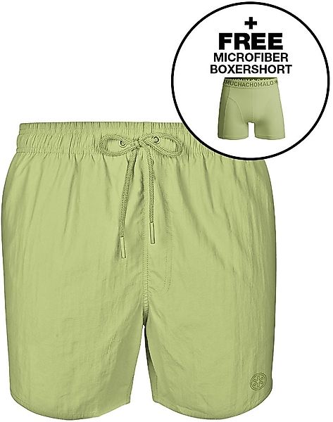 Muchachomalo Solid Badeshorts Grun - Größe XXL günstig online kaufen
