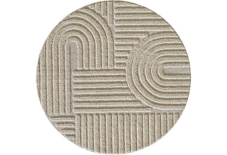 Ayyildiz Teppiche Designteppich ART 1121 Boho Design, rund, Höhe: 20 mm, au günstig online kaufen