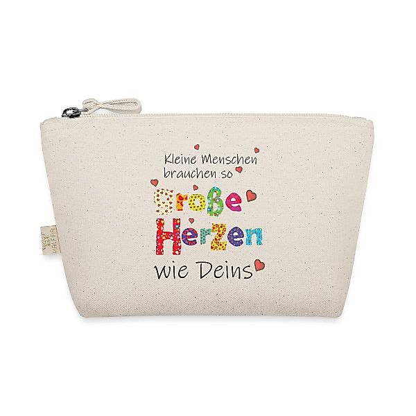 Spreadshirt Kosmetiktasche Große Herzen Abschiedsgeschenk Erzieherin günstig online kaufen