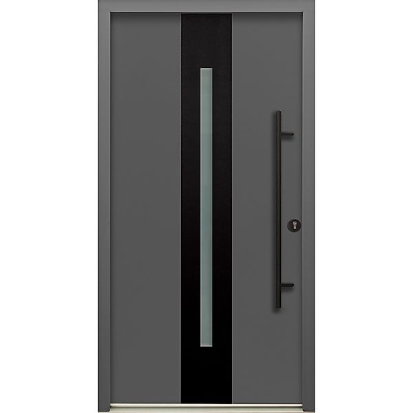 Splendoor Haustür ThermoSpace Prime Dublin Anthrazit 210 cm x 110 cm Anschl günstig online kaufen