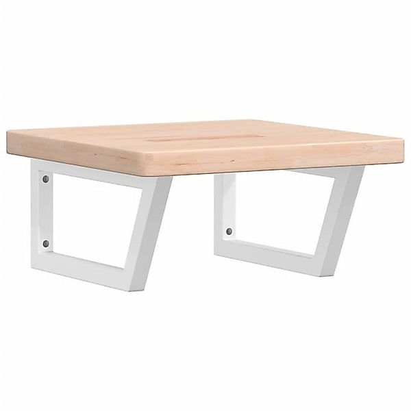 vidaXL Badezimmerspiegelschrank Waschtischplatte mit Halterung Stahl und Ma günstig online kaufen