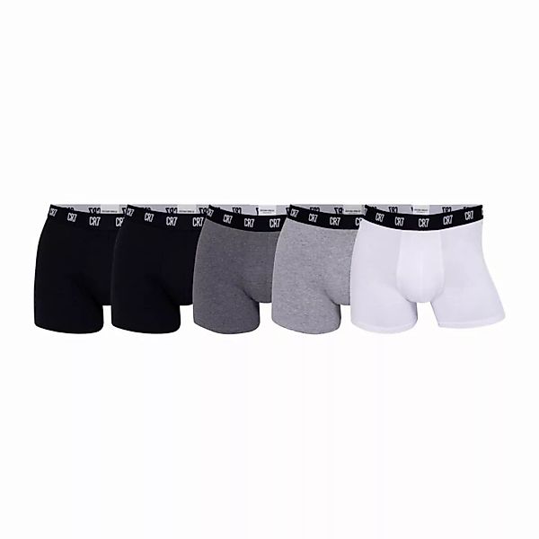 CR7 Herren Boxer Shorts, 5er Pack - Trunks, Organic Cotton Stretch günstig online kaufen