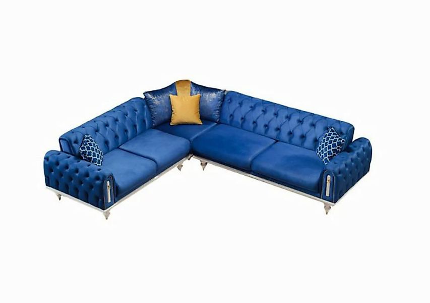 Villa Möbel Ecksofa Pablo, Set, mit Relax-/Bettfunktion durch umklappbare R günstig online kaufen