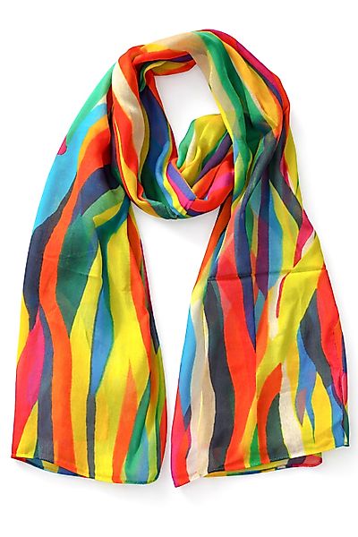 COLLEZIONE ALESSANDRO Modeschal "Mehrfarbig" 1 Stk. aus softem Naturstoff, günstig online kaufen