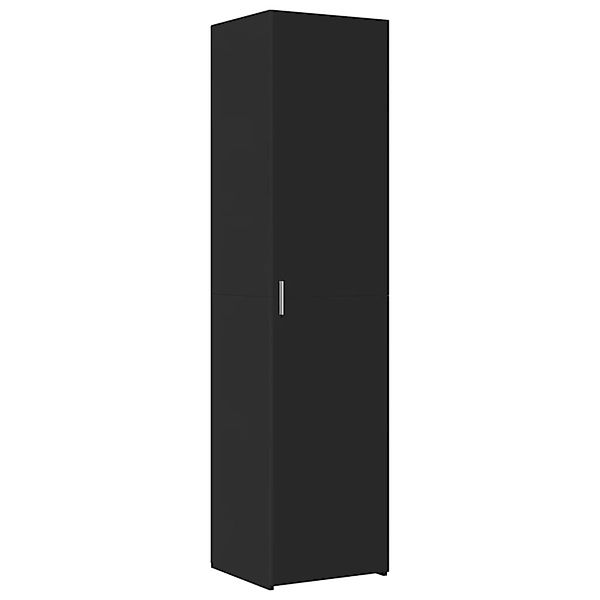 vidaXL Highboard Schwarz 45x42,5x185 cm Holzwerkstoff 3281407 günstig online kaufen