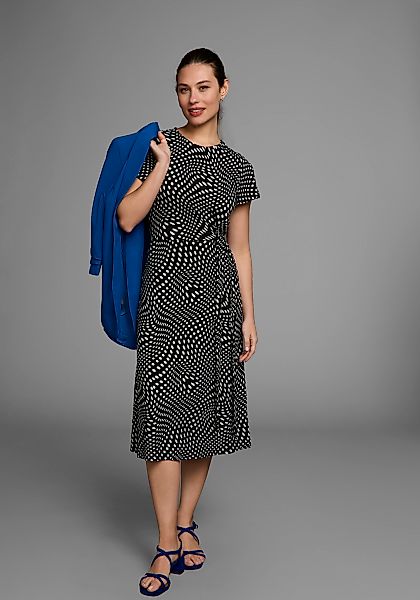 HECHTER PARIS Druckkleid, mit Wickeldetail und Midiform günstig online kaufen