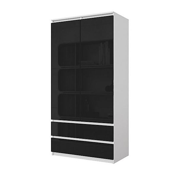 Furnica Kleiderschrank Garderobe, 2 Türen und 2 Schubladen H180 x B90 x T50 günstig online kaufen
