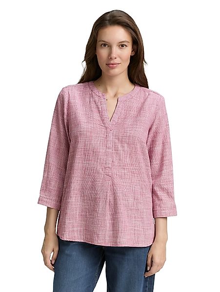 TOM TAILOR Klassische Bluse mit geschlitztem günstig online kaufen