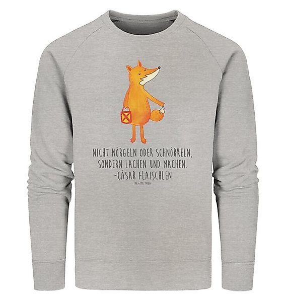 Mr. & Mrs. Panda Longpullover Fuchs Laterne Größe L - Heather Grey - Gesche günstig online kaufen