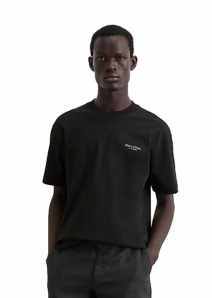 Marc OPolo T-Shirt mit markantem Rücken-Print und Logoprint seitlich auf de günstig online kaufen