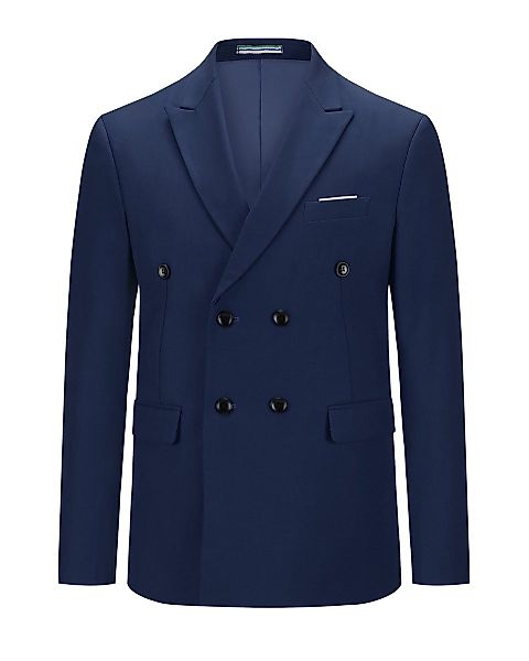 Allthemen Anzugsakko zweireihiger Herrensakko Slim Fit günstig online kaufen
