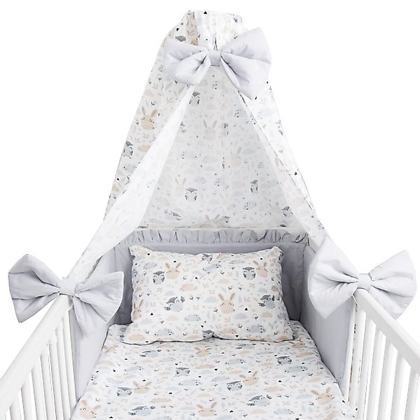 Amilian Babybettwäsche Set 7-teilig - Bettwäsche günstig online kaufen