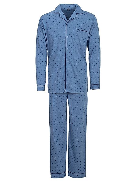Henry Terre Schlafanzug Pyjama Set Langarm günstig online kaufen