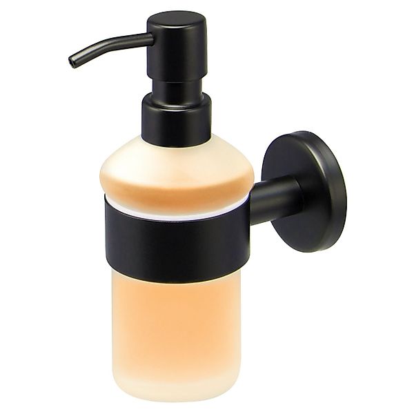 bremermann Seifenspender Bad-Serie PIAZZA BLACK - mit Wandhalterung günstig online kaufen