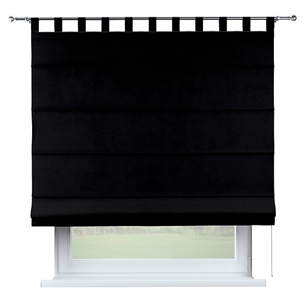 Dekoria Raffrollo Verona, schwarz, 120 x 160 cm günstig online kaufen