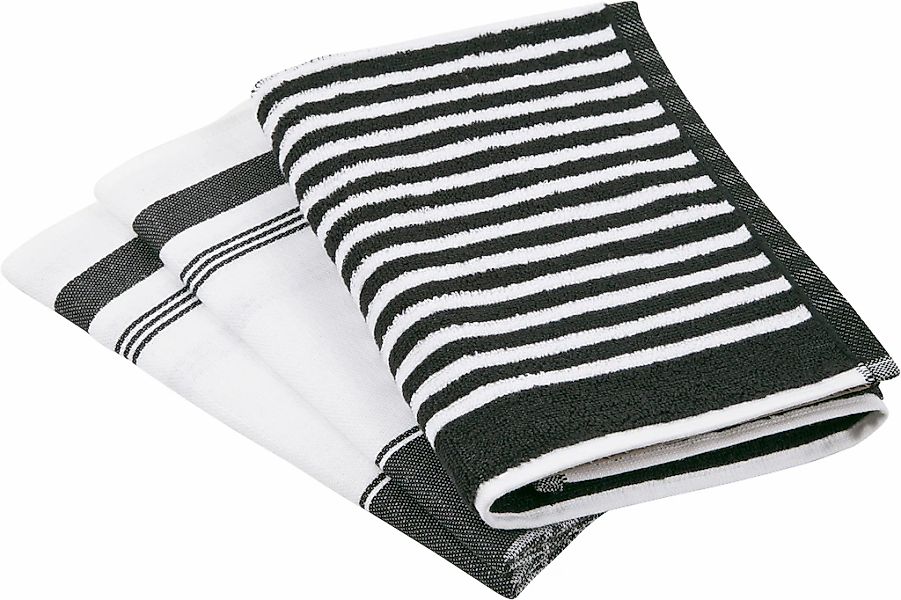 ROSS Geschirrtuch "Exclusiv" 1x Küchen-Frottiertuch (Streifen) und 2 Geschi günstig online kaufen