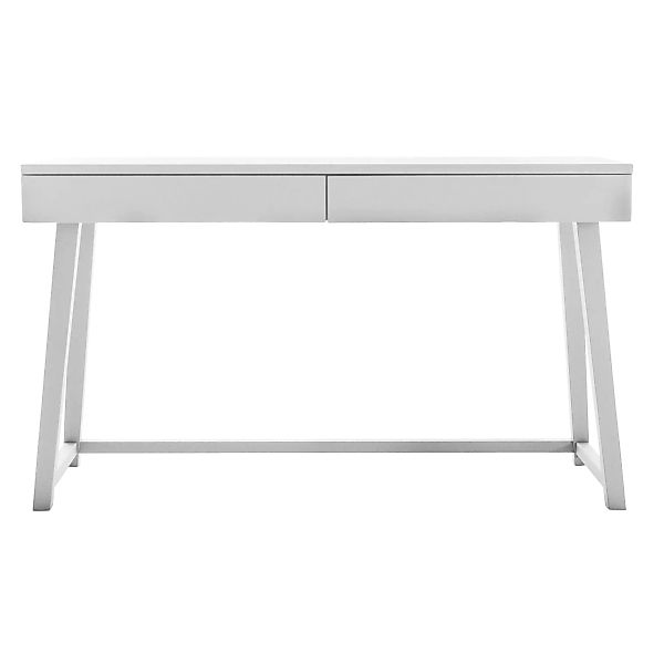 Gervasoni - Gray 50 Schreibtisch - eiche weiß/lackiert/BxHxT 130x75x45cm/mi günstig online kaufen