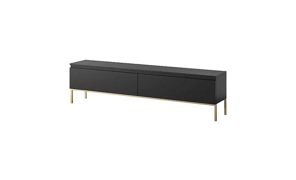 Lowboard   ¦ schwarz ¦ Maße (cm): B: 175 H: 46 Kommoden & Sideboards > Lowb günstig online kaufen