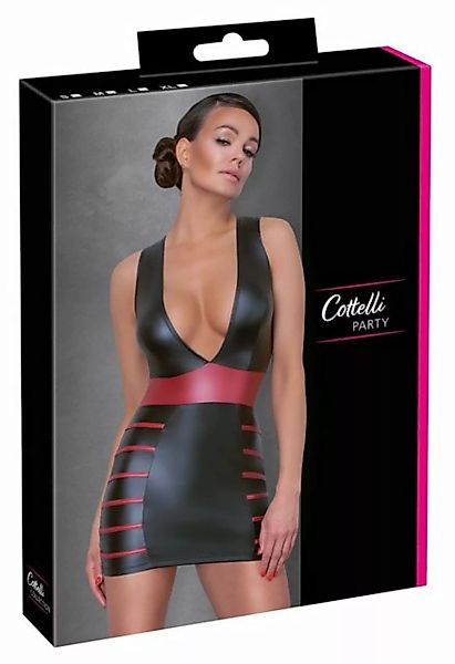 Cottelli PARTY Minikleid Cottelli PARTY - Kleid schwarz/rot - (L,M,S,XL) günstig online kaufen