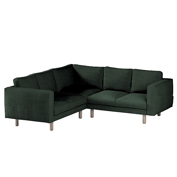 Bezug für Norsborg 4-Sitzer Ecksofa, dunkelgrün, Norsborg 4-Sitzer Ecksofab günstig online kaufen