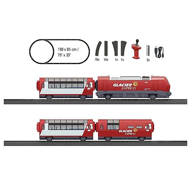 Märklin Spielzeug-Eisenbahn H0 Startpackung Glacier Express 29348 günstig online kaufen