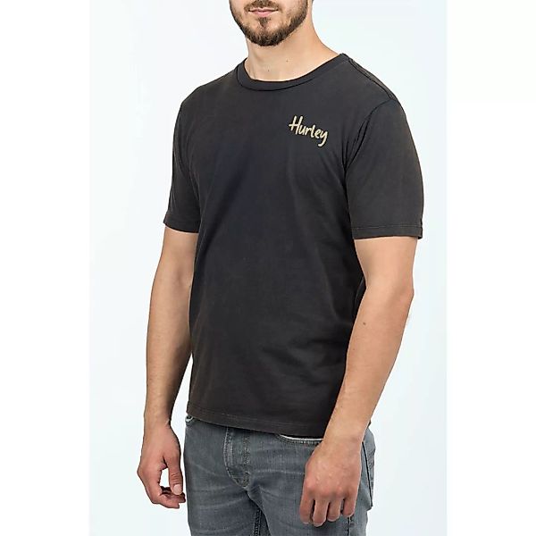 Hurley Cobra Oceancare Washed Kurzärmeliges T-shirt S Black günstig online kaufen